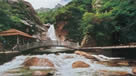 waterfall with sound of tide