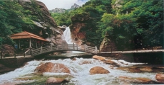 waterfall with sound of tide